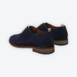 Stringate in vero suede